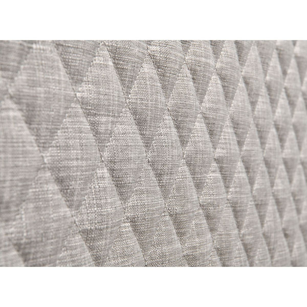 Lit simple avec sommier et tête de lit effet matelassé 90x190 cm ALBAN