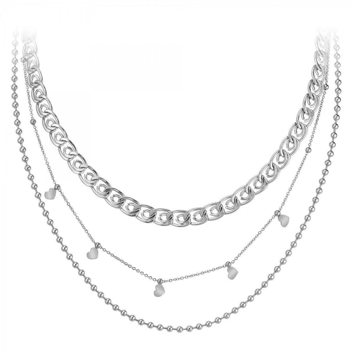 SC CRYSTAL Collier par SC Crystal en acier inoxydable