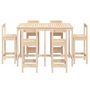 Voir la diapositive 4 : VIDAXL Ensemble de bar de jardin 7 pcs Bois de pin massif