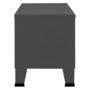 Voir la diapositive 4 : VIDAXL Meuble TV industriel Anthracite 105x35x42 cm Metal