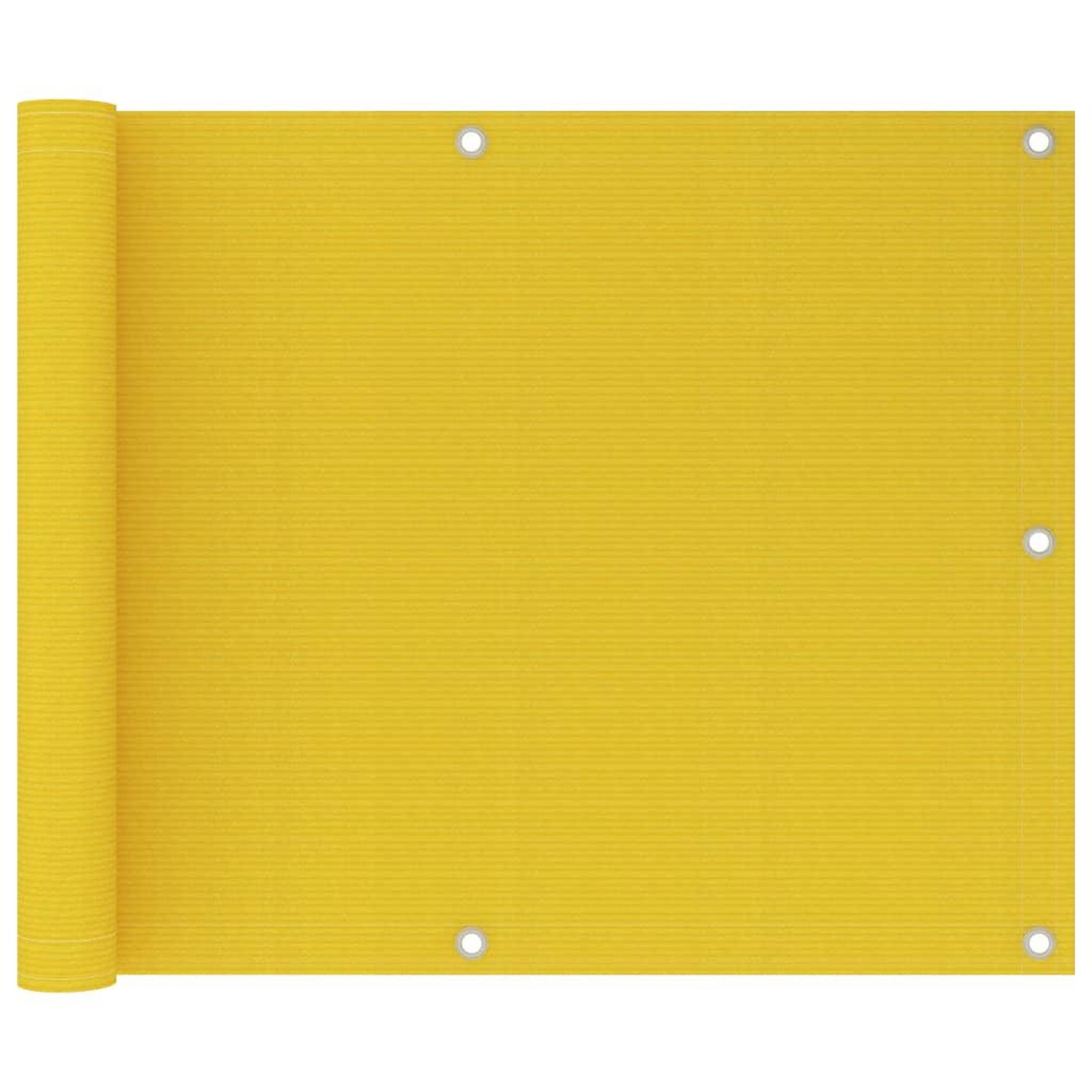 Voir la diapositive 1 : VIDAXL Ecran de balcon Jaune 75x600 cm PEHD
