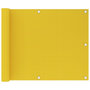Voir la diapositive 1 : VIDAXL Ecran de balcon Jaune 75x600 cm PEHD