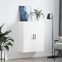 Voir la diapositive 3 : VIDAXL Armoire murale blanc 69,5x34x90 cm