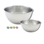 ZENKER Set comprenant 1 Lot de 100 barquettes alimentaires jetables, 1 spatule Zenker et 2 bols à mixer en inox Fackelmann