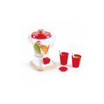 Hape Blender pour smoothie avec fruits en bois et feutrine et deux verres