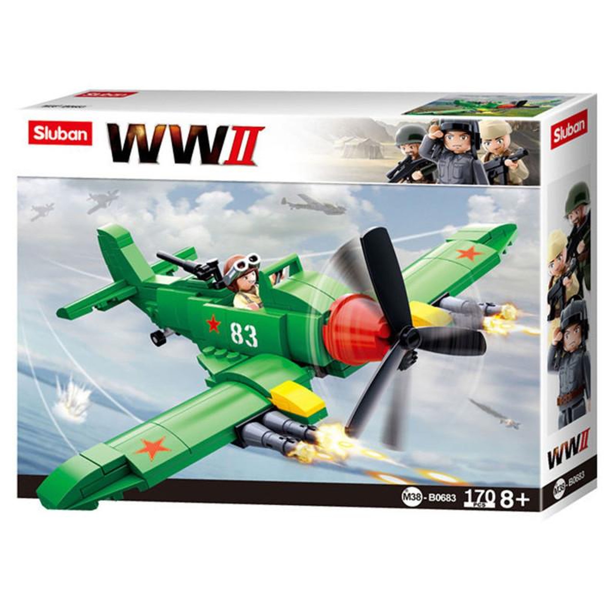 Sluban Sluban WWII - Ilyushin II-2 Fighter plane