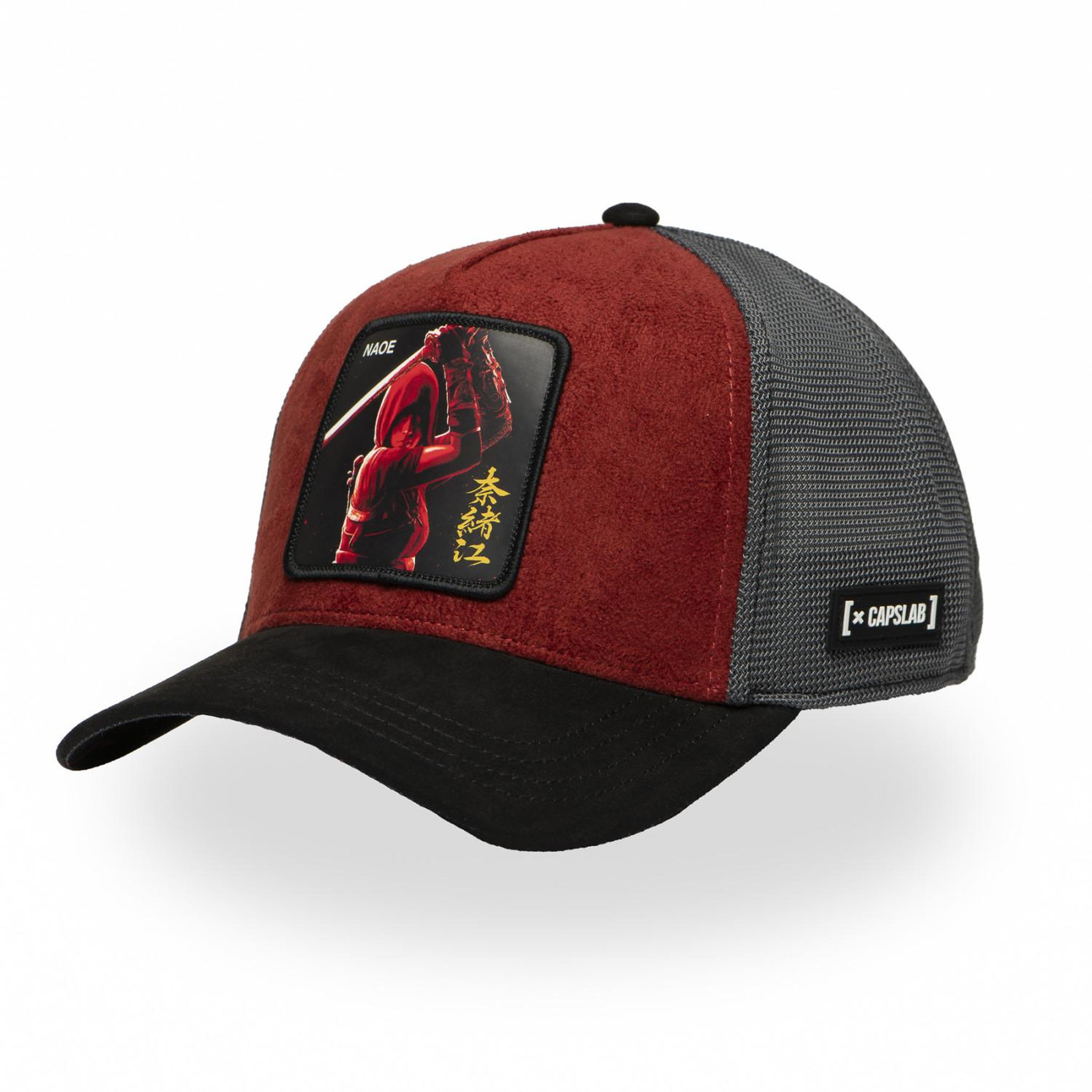 Voir la diapositive 1 : CAPSLAB Casquette trucker premium avec filet Assassin's Creed Naoe