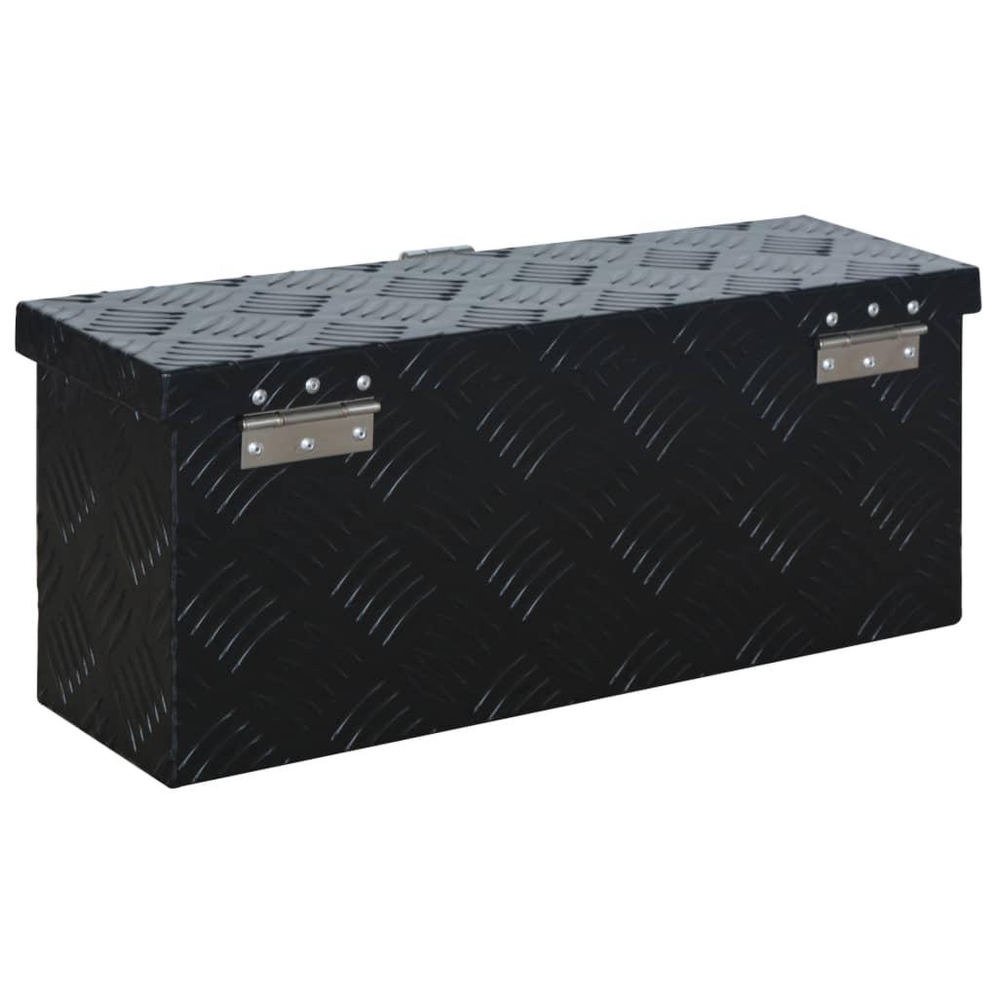 Voir la diapositive 4 : VIDAXL Boîte en aluminium 485x140x200 mm noir