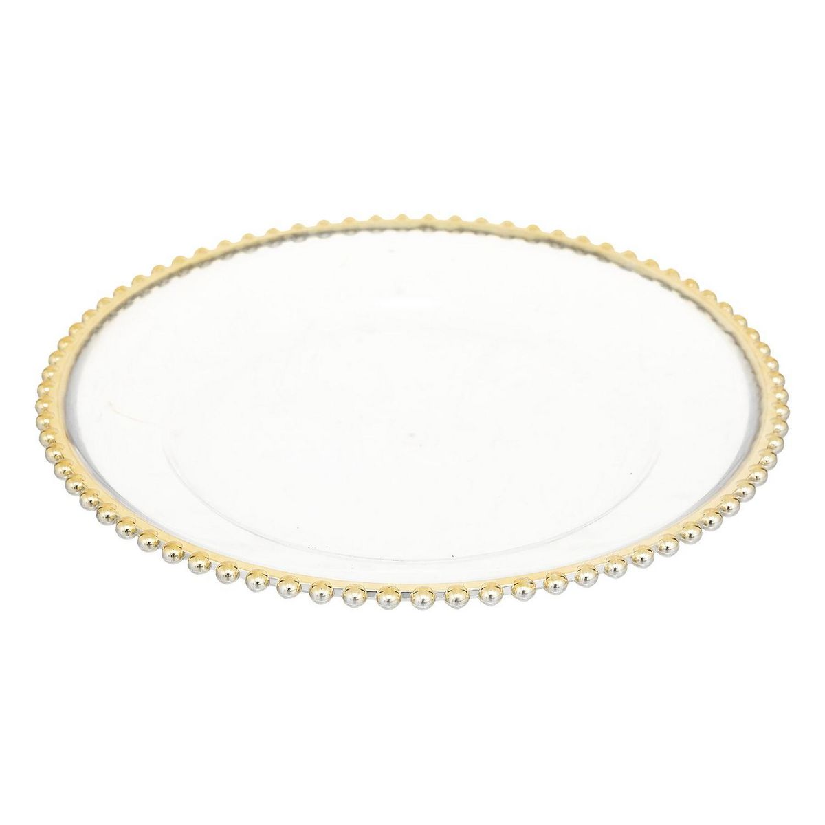 FEERIC LIGHT & CHRISTMAS Lot de 12 assiettes de présentation NOËL DES MAGES - Or