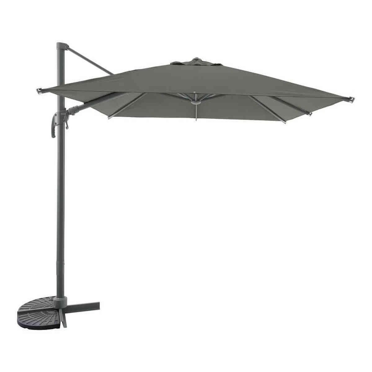 HESPERIDE Parasol déporté carré Melhia Laurier - 3 x 3 m - Hespéride