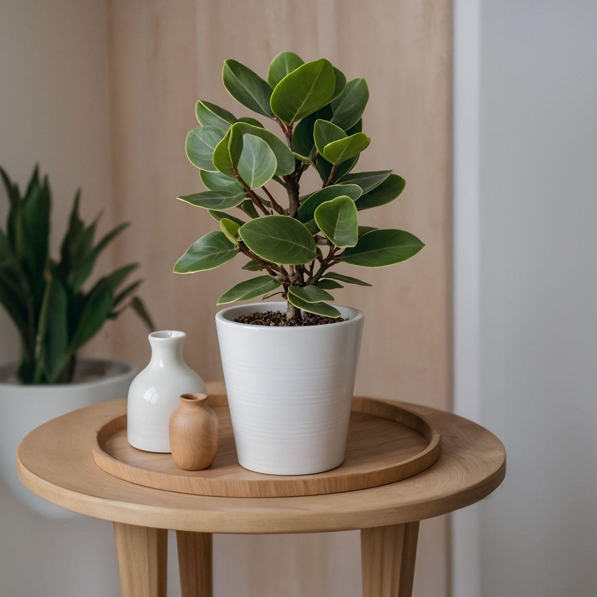 PLANT IN A BOX Pommier baumier - Clusia rosea 'Princess' - Hauteur 25-35cm - ⌀12cm