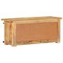 Voir la diapositive 3 : VIDAXL Meuble TV 90x35x40 cm Bois massif de manguier