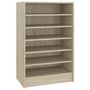 Voir la diapositive 2 : VIDAXL Armoire a chaussures Chene Sonoma 60x35x92 cm Bois d'ingenierie