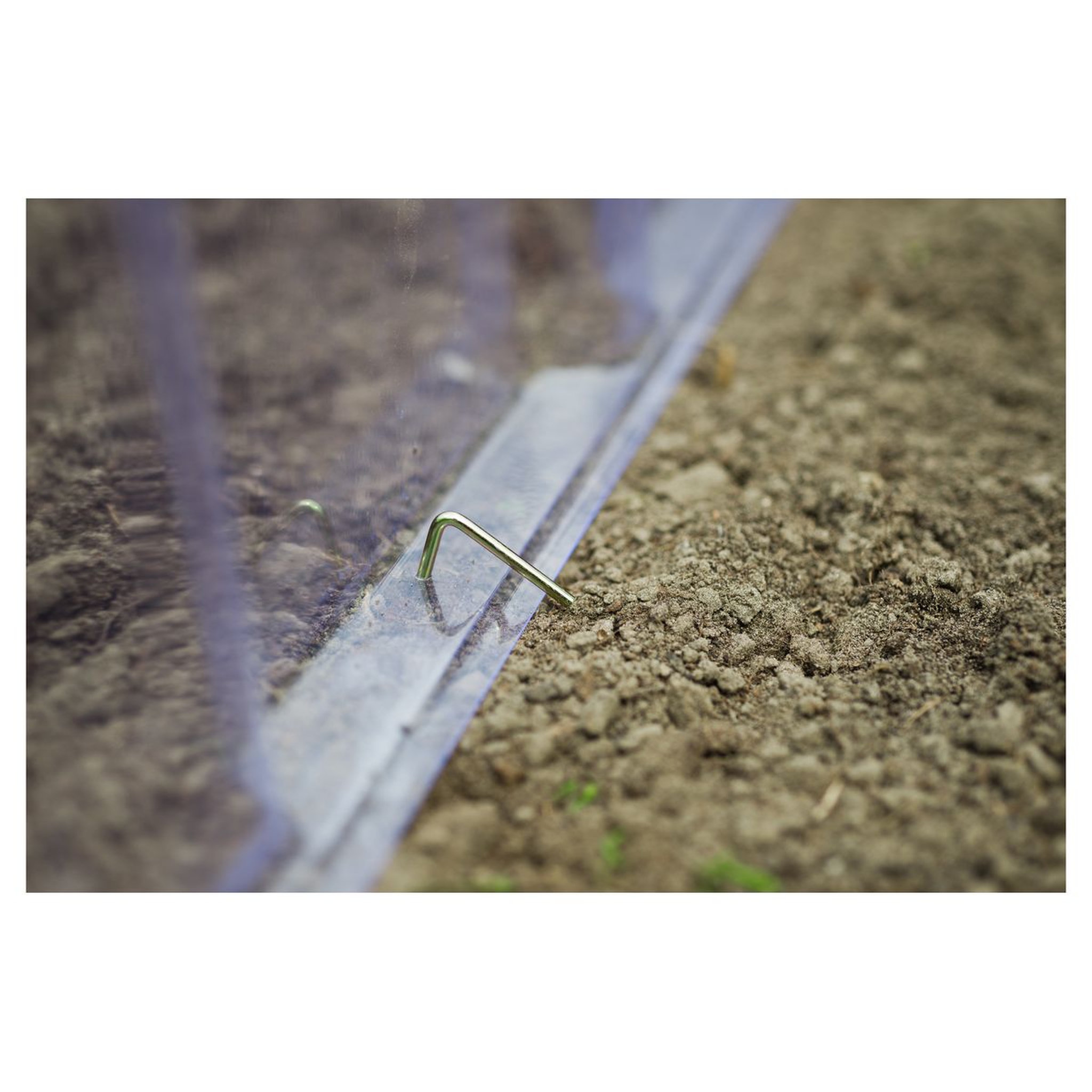 Voir la diapositive 5 : Nature Emboût fermeture tunnel de forçage PVC souple - H22 x 21,5 x 40 cm