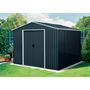 Voir la diapositive 3 :  Abri jardin en métal 6,6m2  2,38 x 2,79 x H1,99m