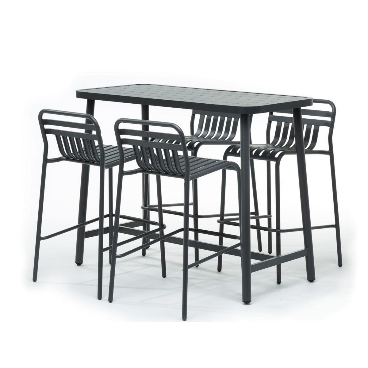 Jardiline Table de bar rectangulaire mange-debout Miami - Jardiline