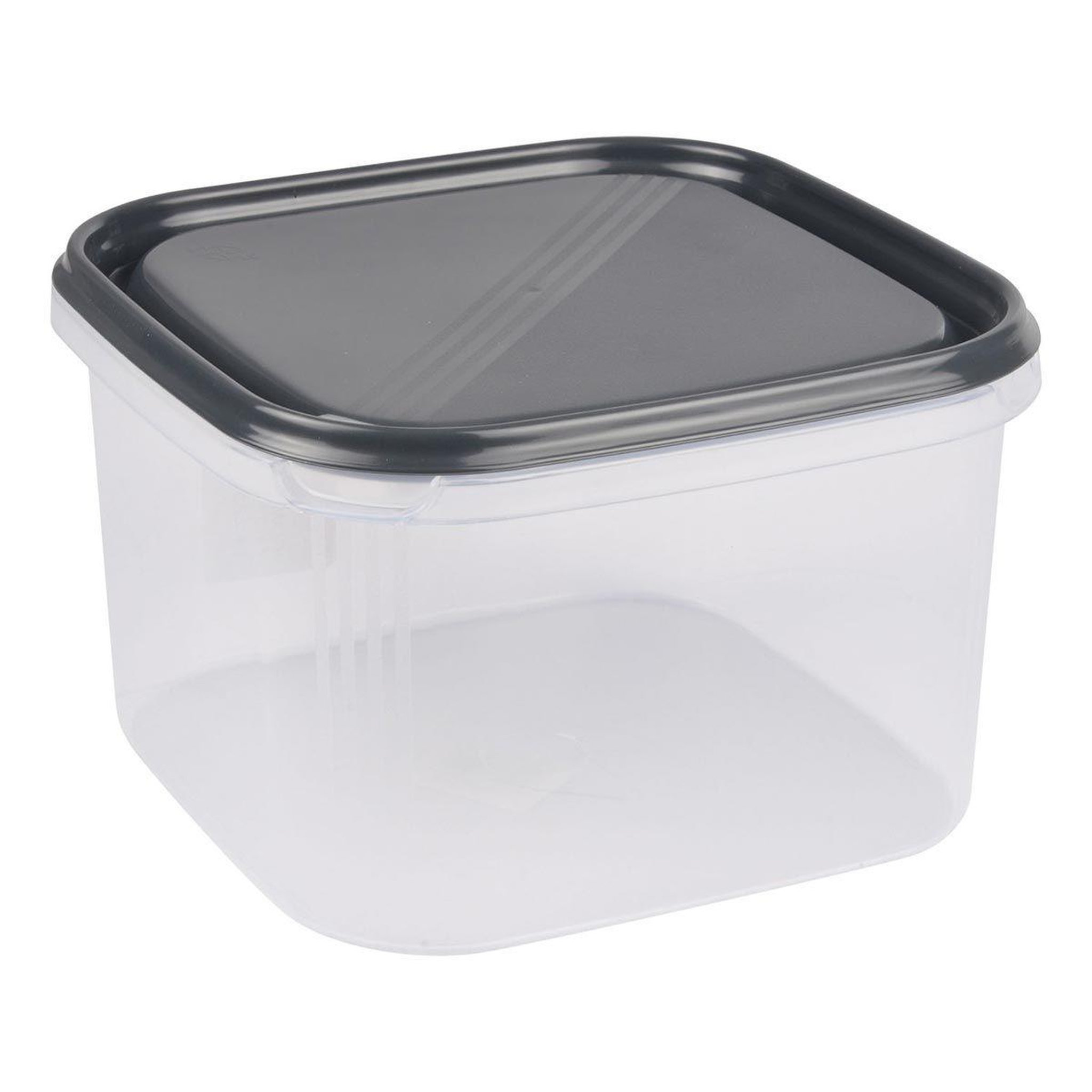 HOMEA Boîte de conservation carrée  merle  2,8l anthracite