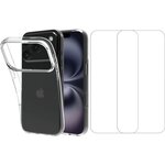ESSENTIEL B Pack iPhone 17 Pro coque + verre trempé X2