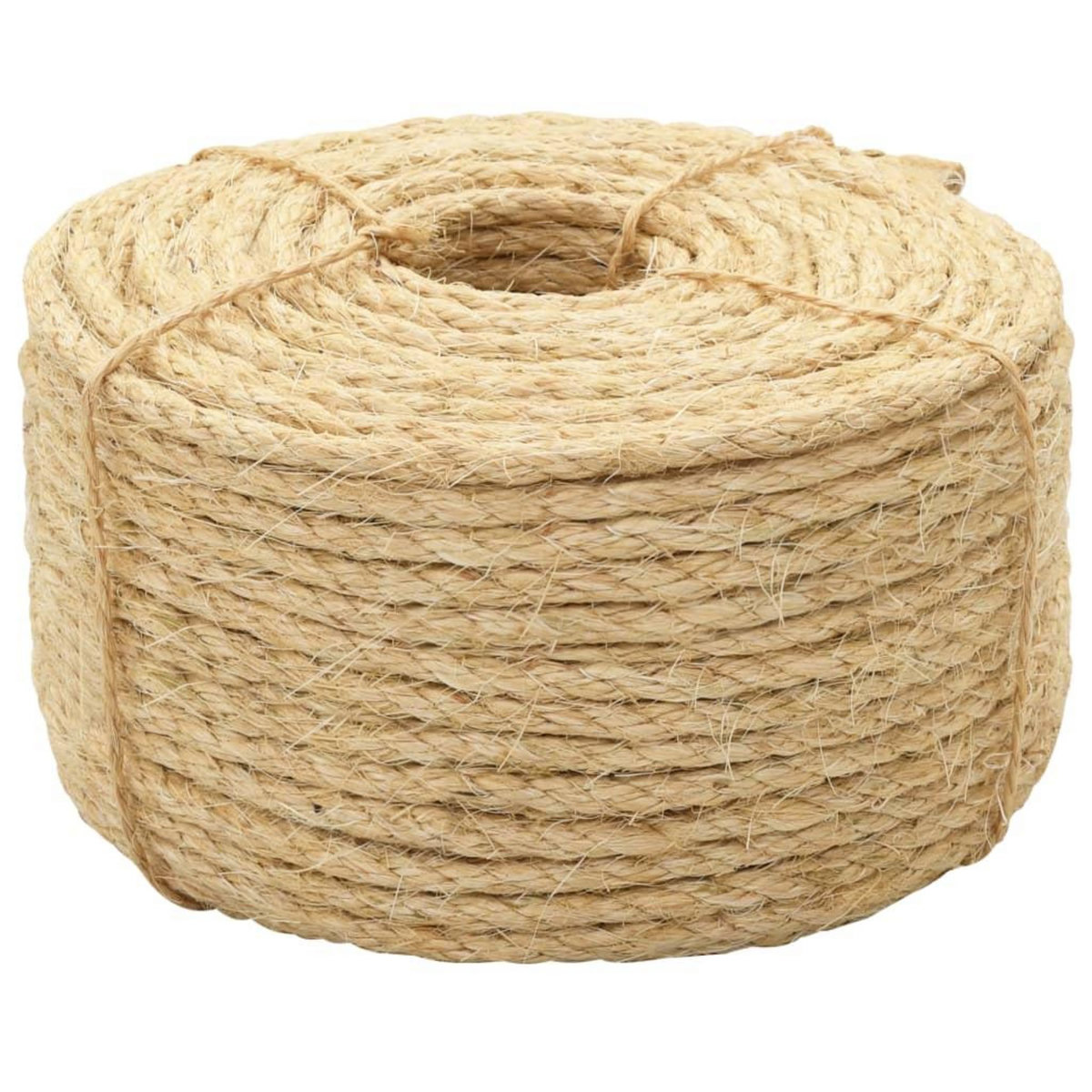 VIDAXL Corde 100 % en sisal 6 mm 500 m