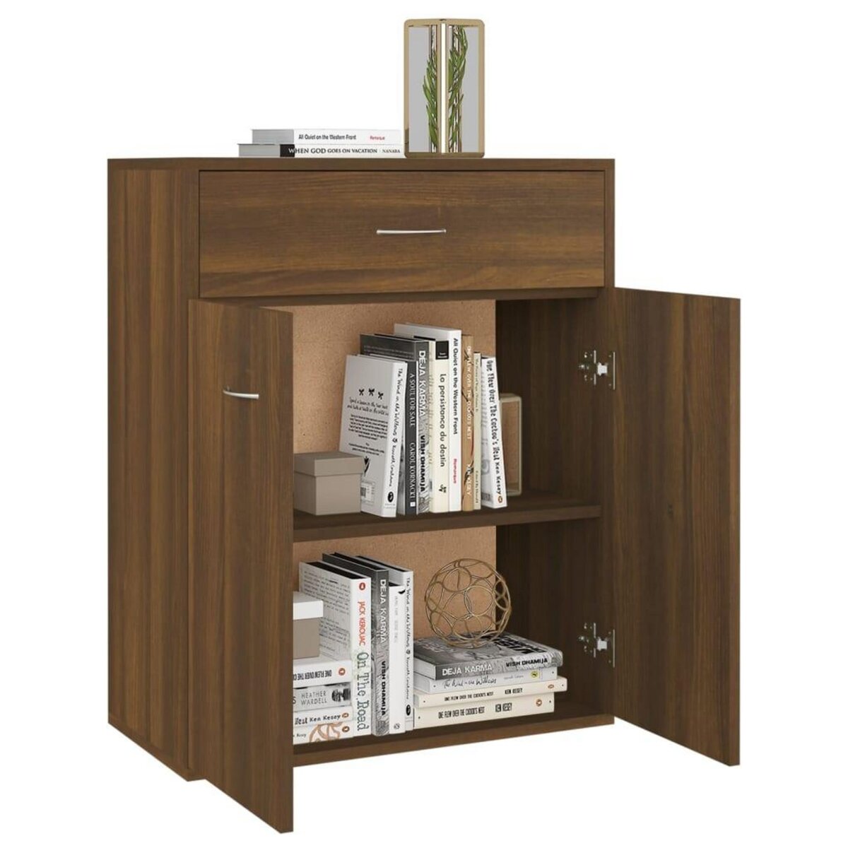 VIDAXL Buffet Chene marron 60x30x75 cm Bois d'ingenierie