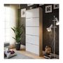 Voir la diapositive 3 : MEUBLE a CHAUSSURES 5 PORTES CHeNE-BLANC
