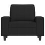 Voir la diapositive 3 : VIDAXL Fauteuil Noir 60 cm Tissu
