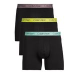 CALVIN KLEIN JEANS X3 Boxers /Vert/Violet/Bleu Homme Calvin Klein Jeans 000NB2570A. Coloris disponibles : Noir