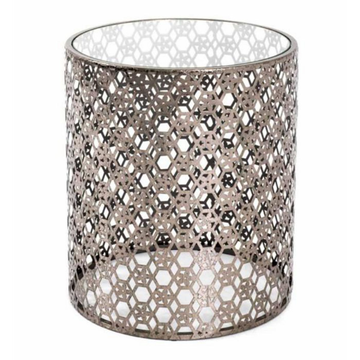 Paris Prix Table d'Appoint Design Ronde  Antiqua  45cm Bronze