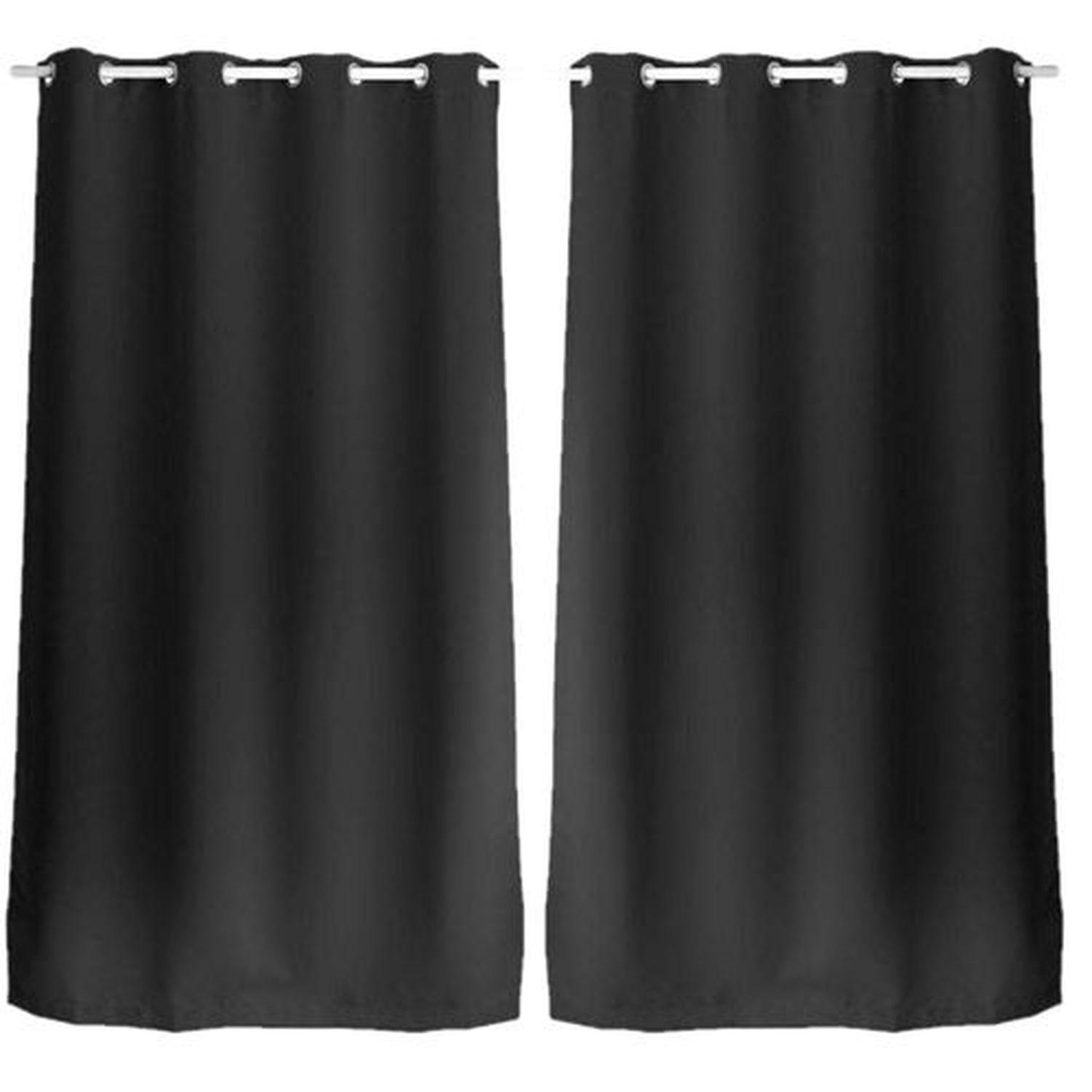 Voir la diapositive 1 : TOILINUX Lot de 2 Rideaux unis occultants avec œillets