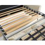 Voir la diapositive 5 : LISA DESIGN Owen - canapé 3 places convertible express couchage quotidien 140 cm matelas 12 cm en simili