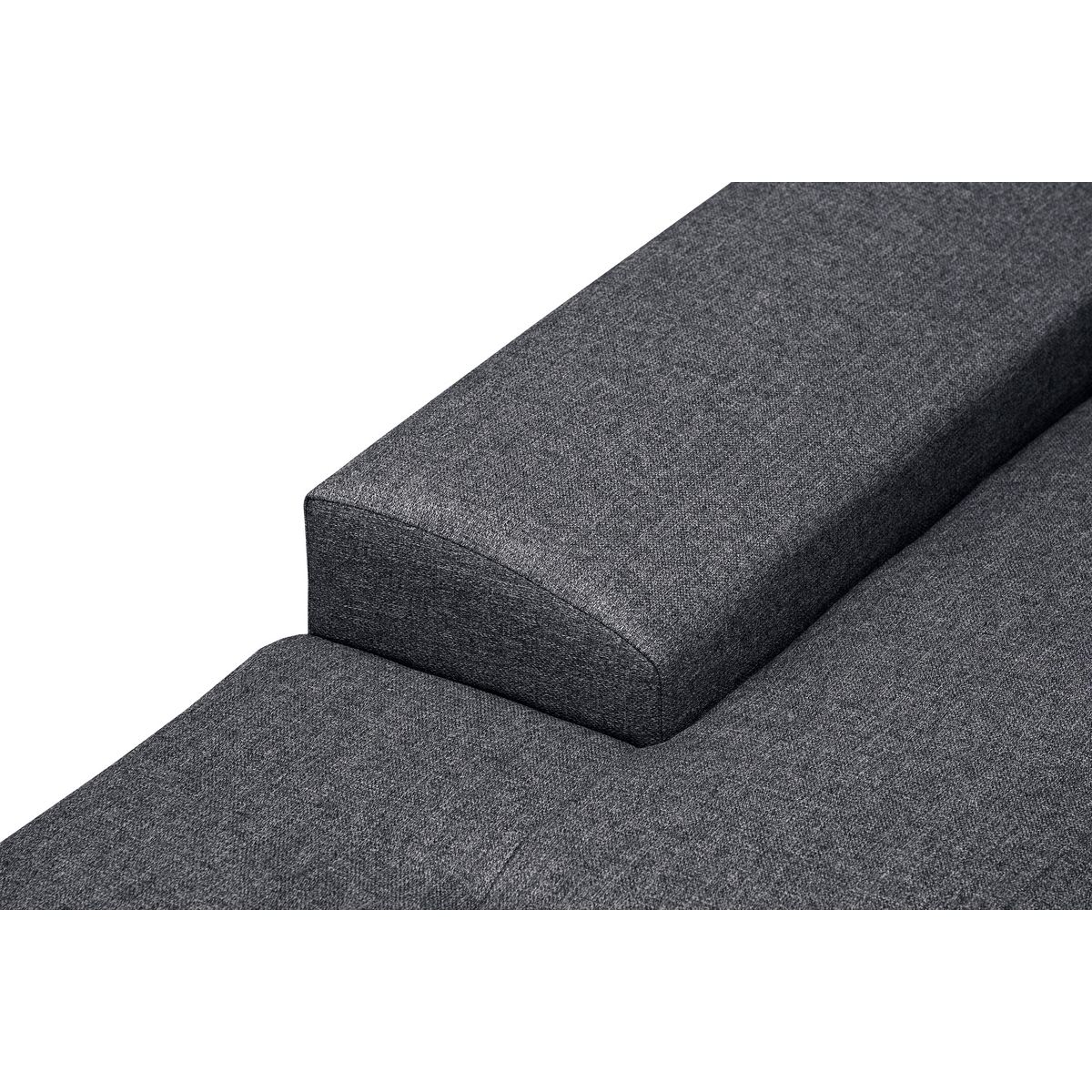 Canapé d'angle droit panoramique convertible  avec coffre 5 places   ARIANE