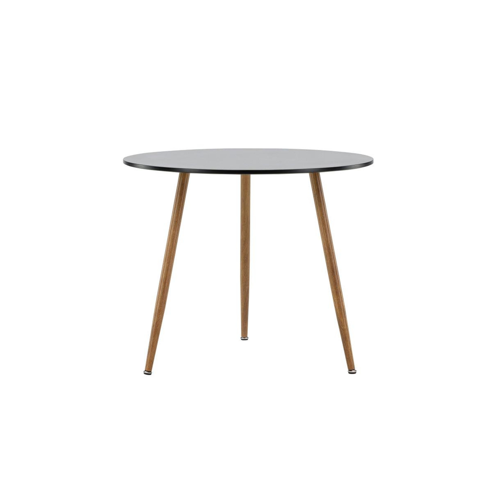 Voir la diapositive 3 : Paris Prix Table à manger ronde  polar  90cm noir