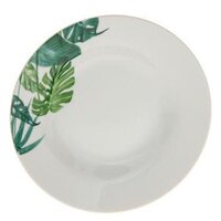 YODECO Assiette creuse porcelaine blanche - D 22 cm - Siviglia