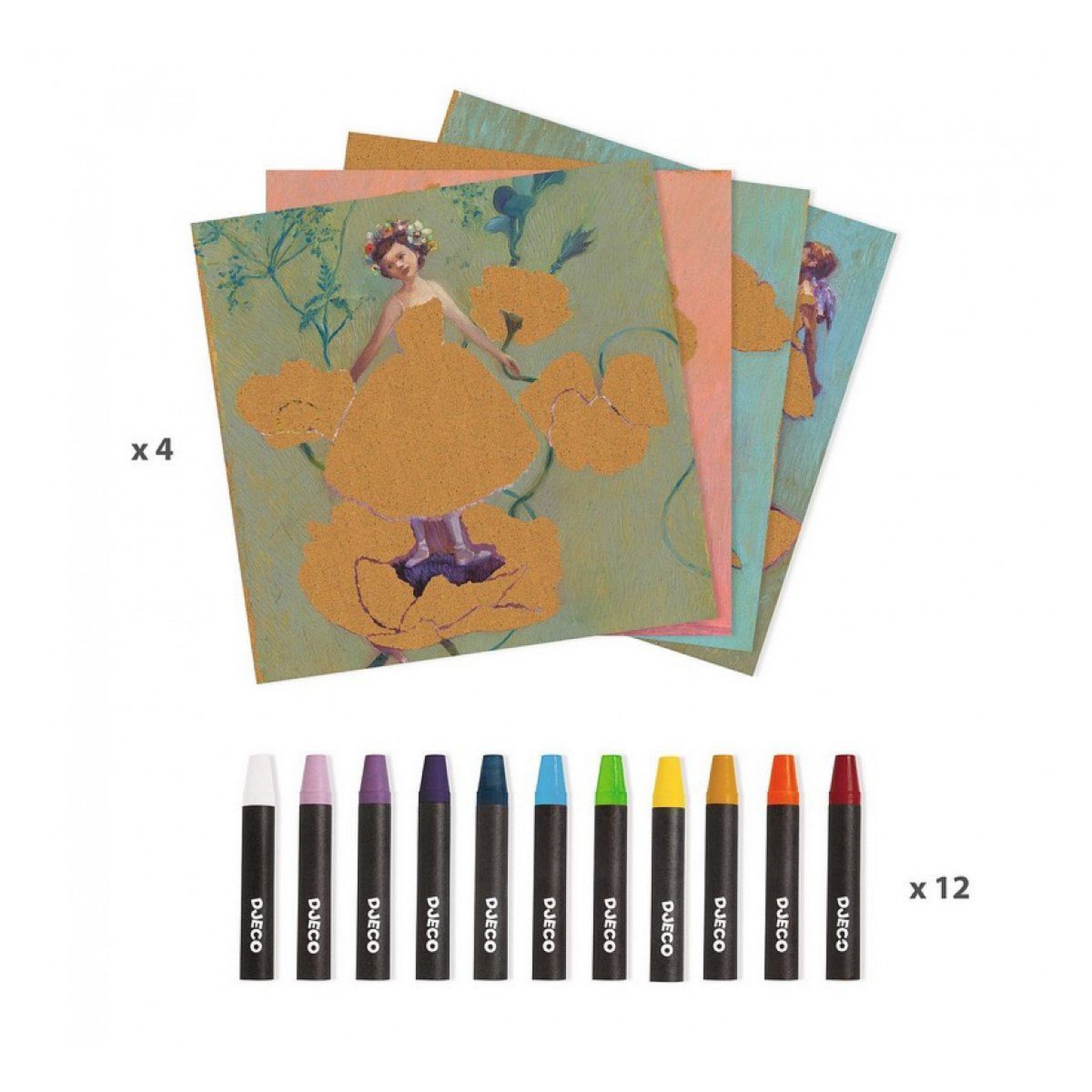 Voir la diapositive 2 : Djeco Inspired by ballerines de degas