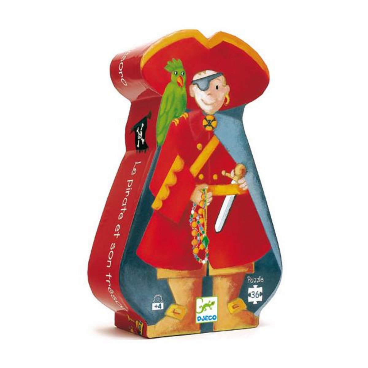Djeco Puzzle 36p Le pirate et son trésor