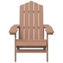 Voir la diapositive 4 : VIDAXL Chaises de jardin Adirondack lot de 2 PEHD Marron