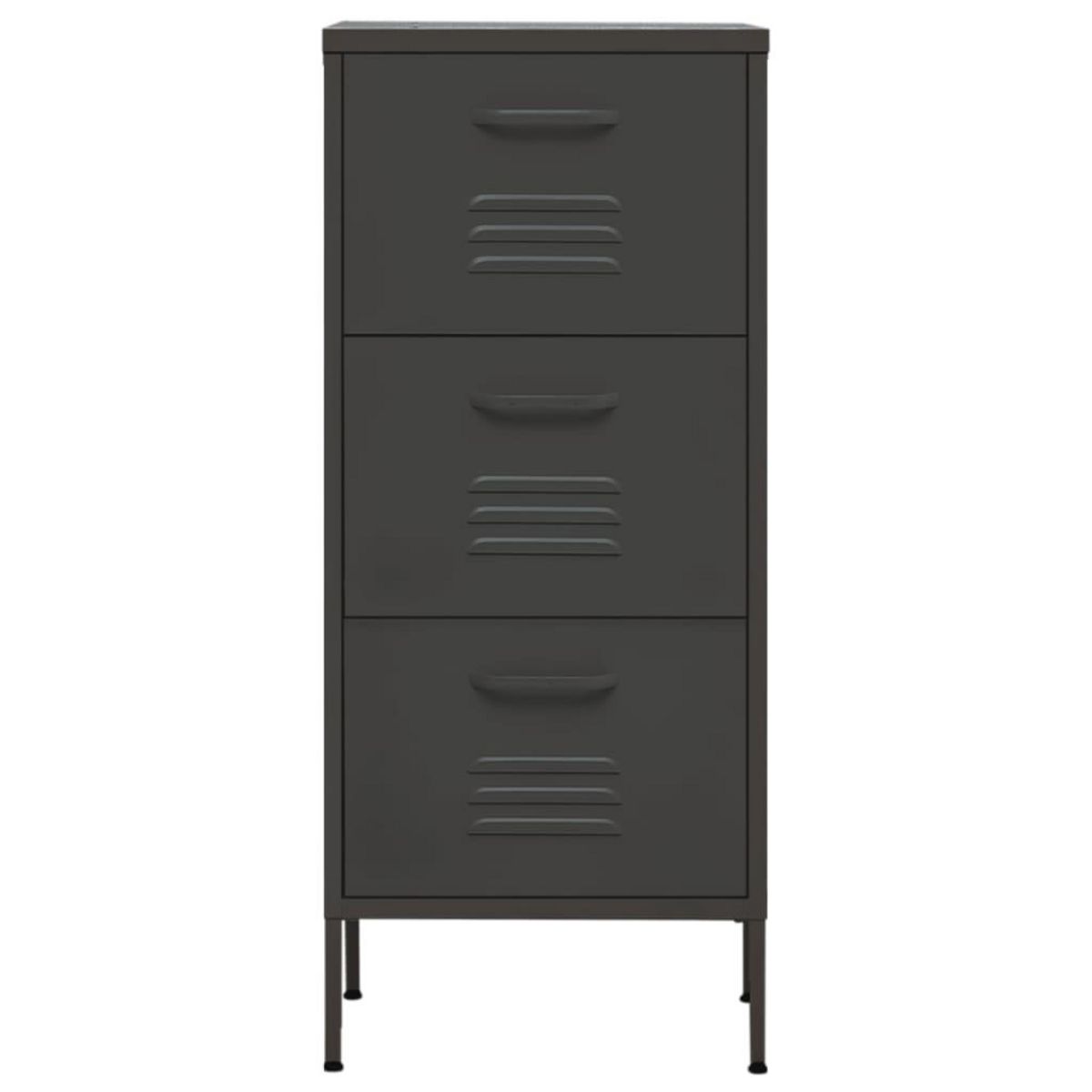VIDAXL Armoire de rangement Anthracite 42,5x35x101,5 cm Acier