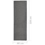 Voir la diapositive 6 : VIDAXL Tapis a tissage plat d'exterieur 80x250 cm Gris