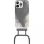 WOODCESSORIES Coque avec cordon iPhone 13 Pro Max Tour de cou gris