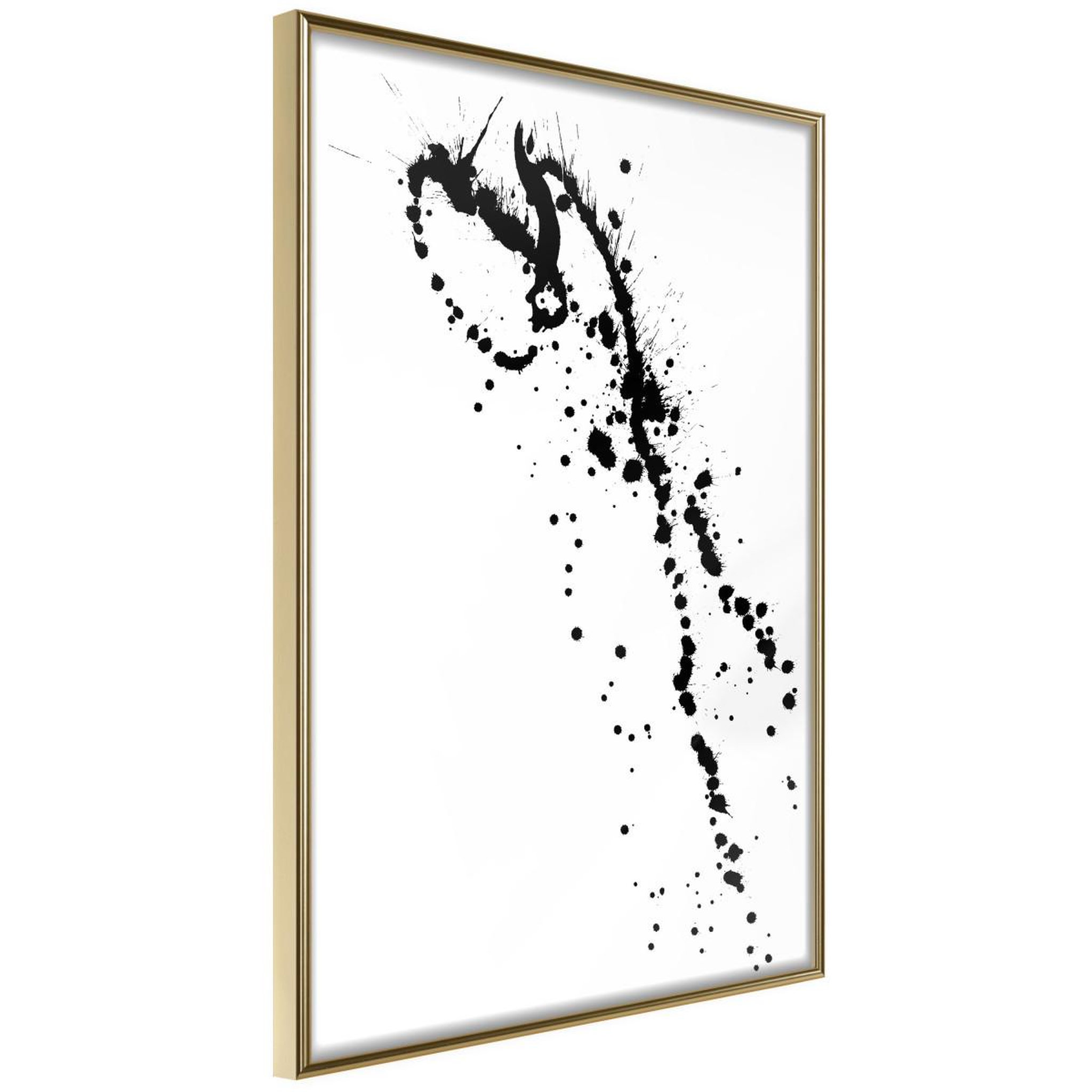 Voir la diapositive 1 : Paris Prix Affiche Murale Encadrée  Ink Splash