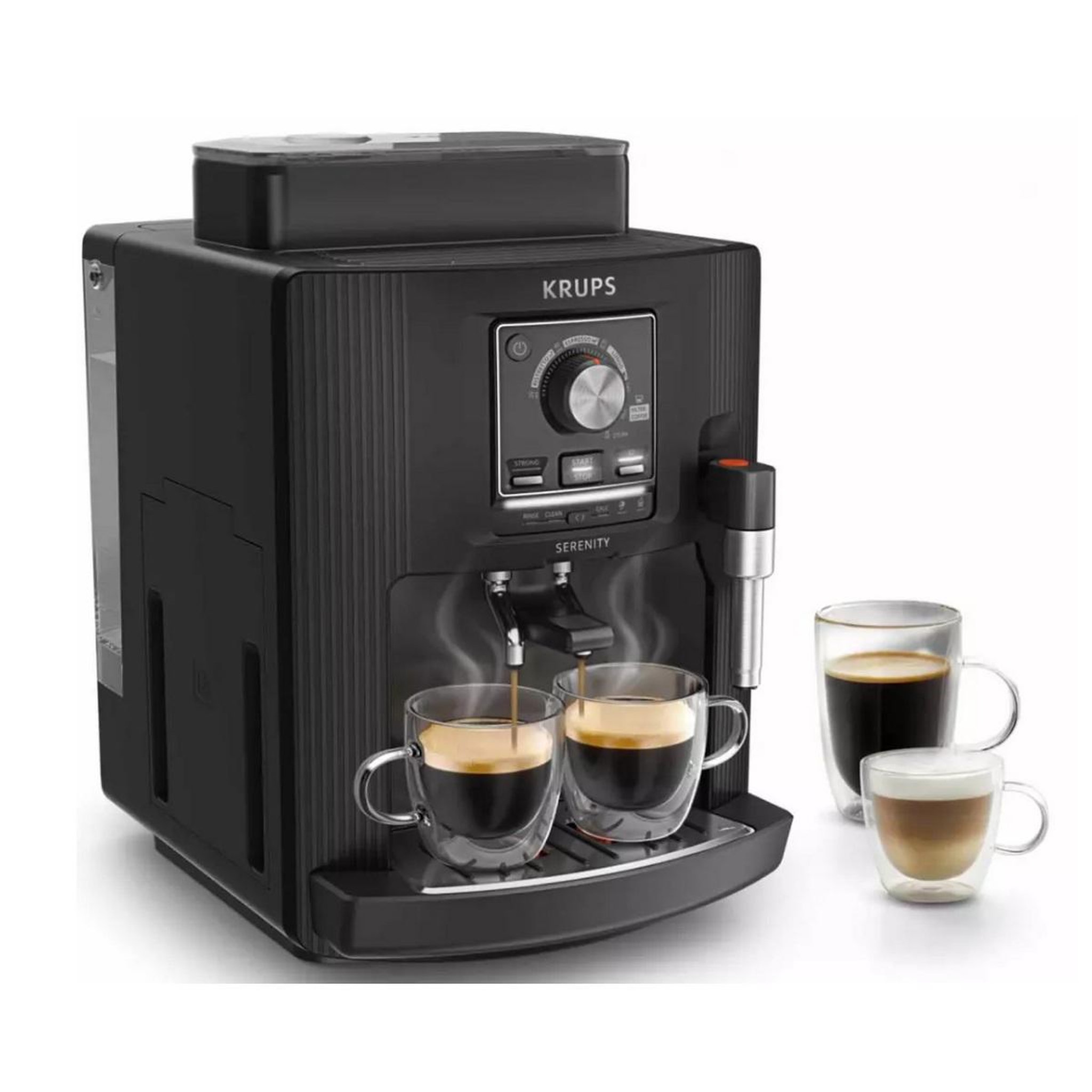 Voir la diapositive 2 : KRUPS Robot café 15 bars noir - ea4008e0