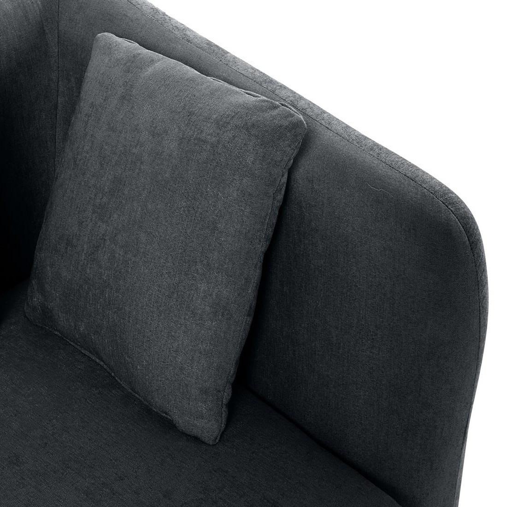 Voir la diapositive 5 : LISA DESIGN Ikare - module d'assise d'angle droit - en tissu