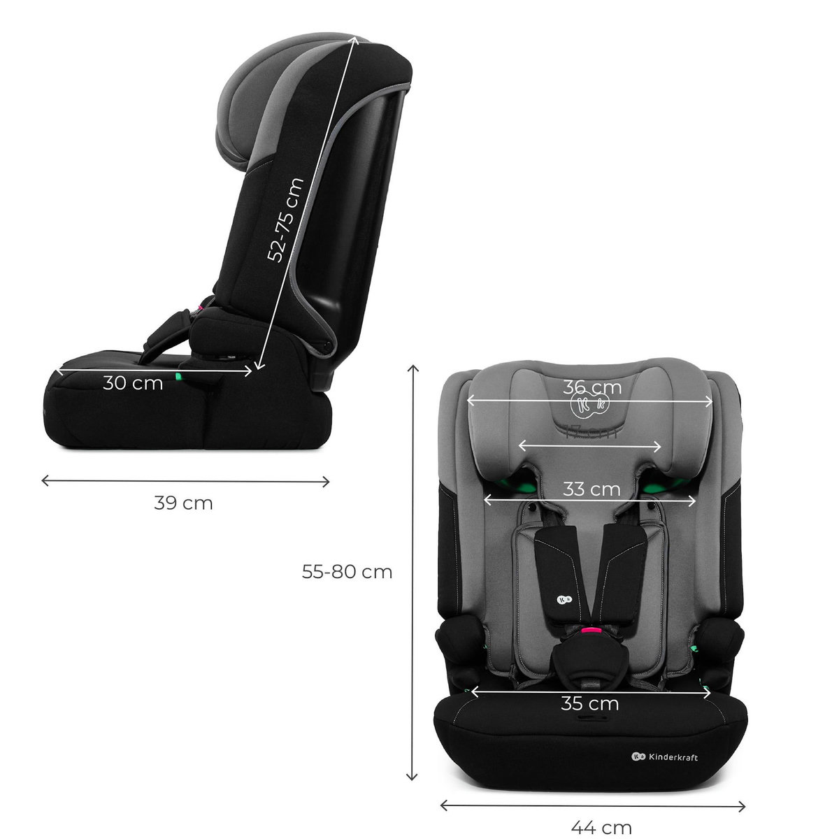 KINDERKRAFT Siège auto 3-en-1 universelle