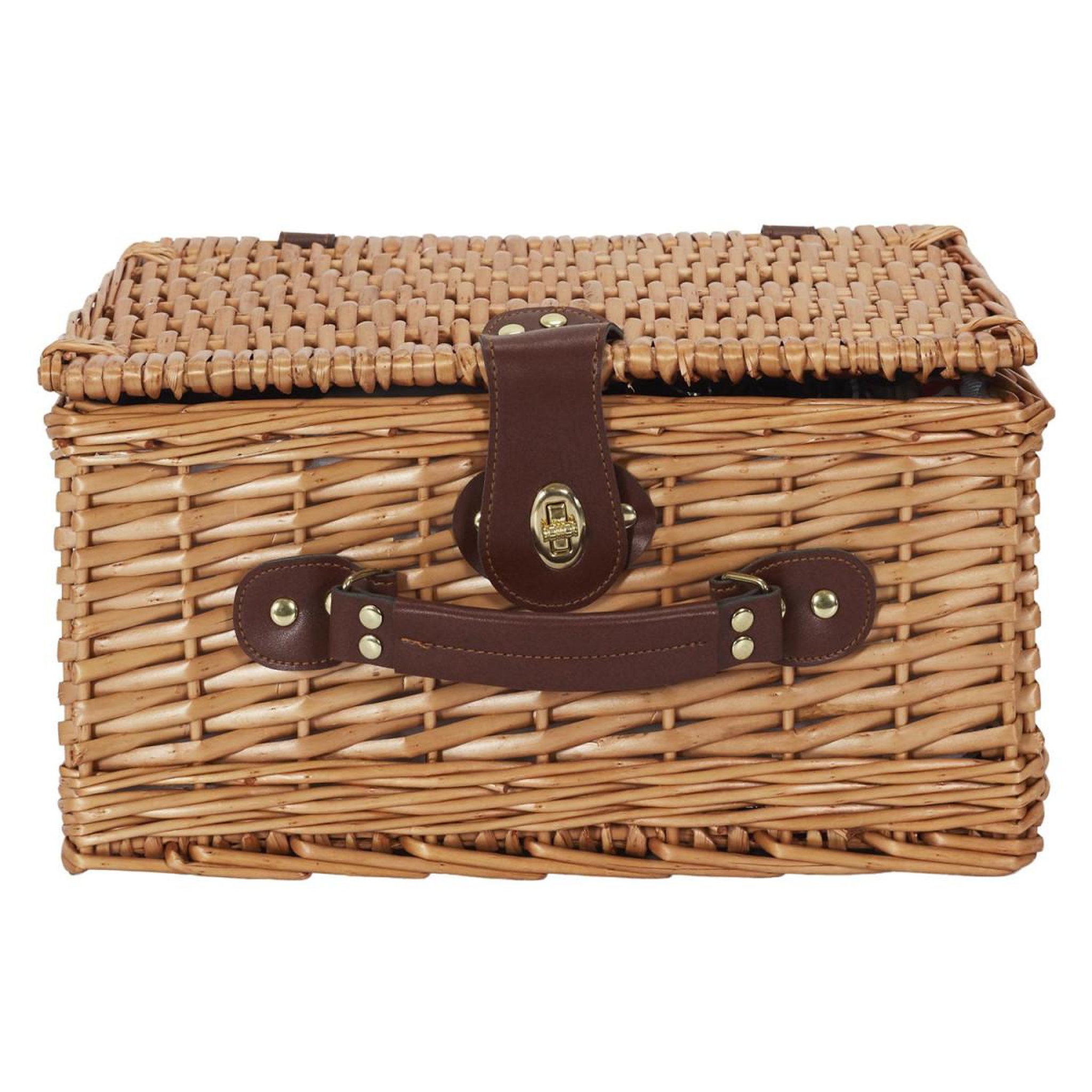 Voir la diapositive 2 : COOK CONCEPT Panier Pique-Nique en Osier  Exotique  39cm Marron