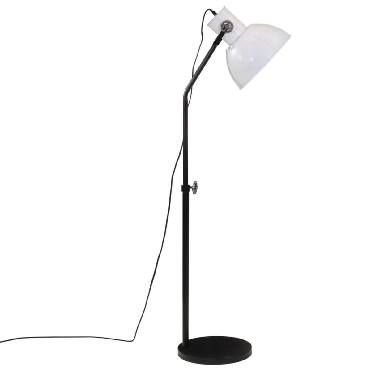 VIDAXL Lampadaire 25 W blanc 30x30x90-150 cm E27