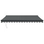 Voir la diapositive 3 : VIDAXL Auvent retractable anthracite 4x3 m tissu et aluminium
