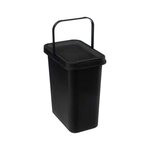 FIVE Poubelle en Plastique  Anse  12L Noir
