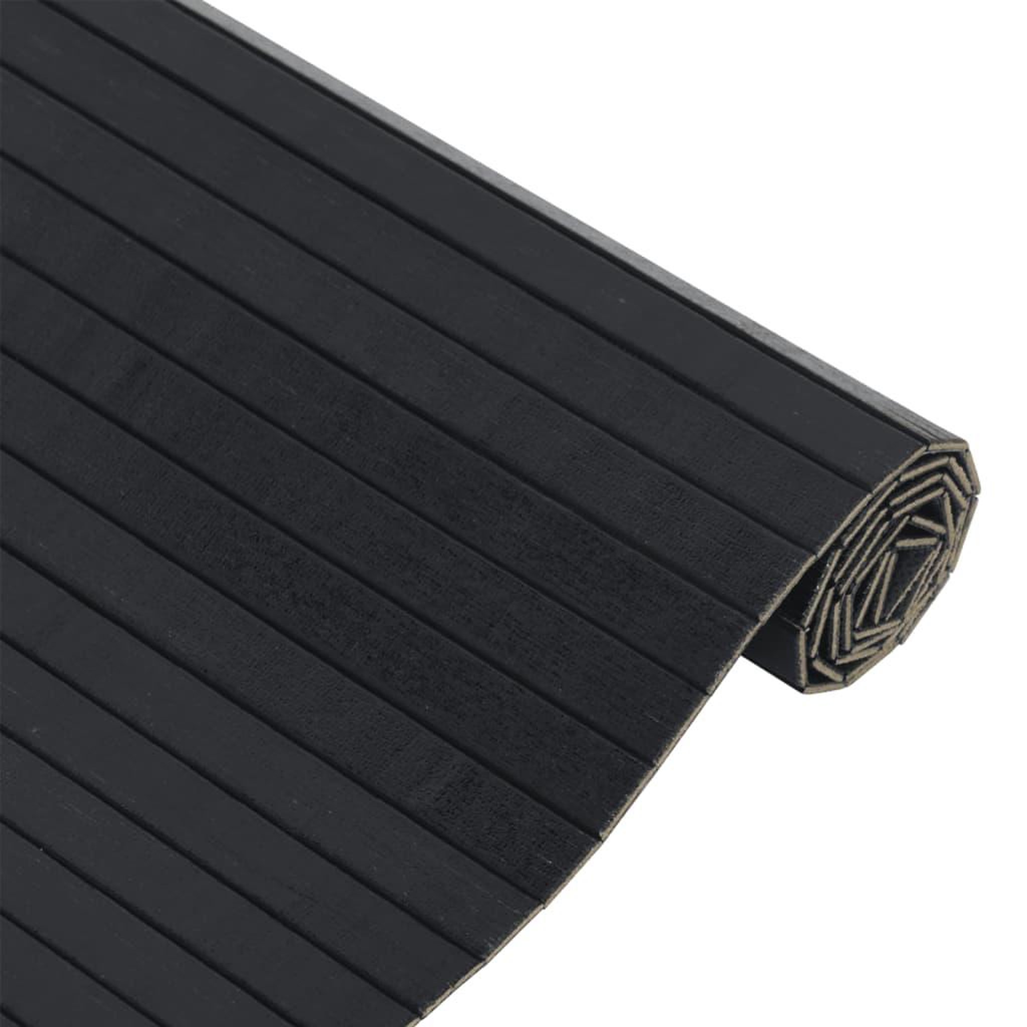Voir la diapositive 4 : VIDAXL Tapis rectangulaire noir 70x500 cm bambou