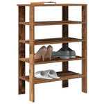 VIDAXL Etagere a chaussures vieux bois 61x32x87,5 cm bois d'ingenierie