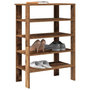 Voir la diapositive 1 : VIDAXL Etagere a chaussures vieux bois 61x32x87,5 cm bois d'ingenierie